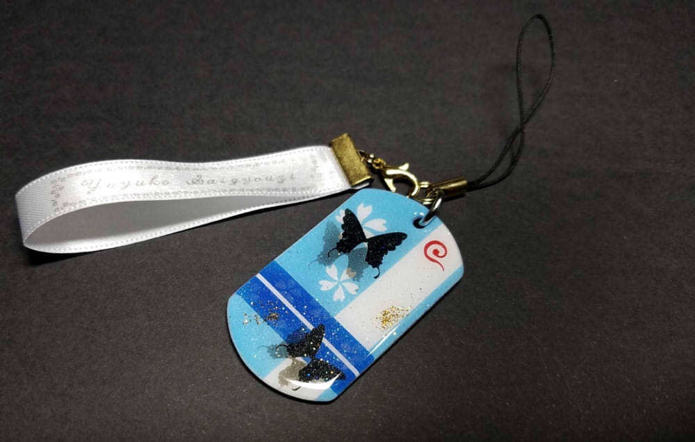 東方デザインタグプレート【西行寺 幽々子】