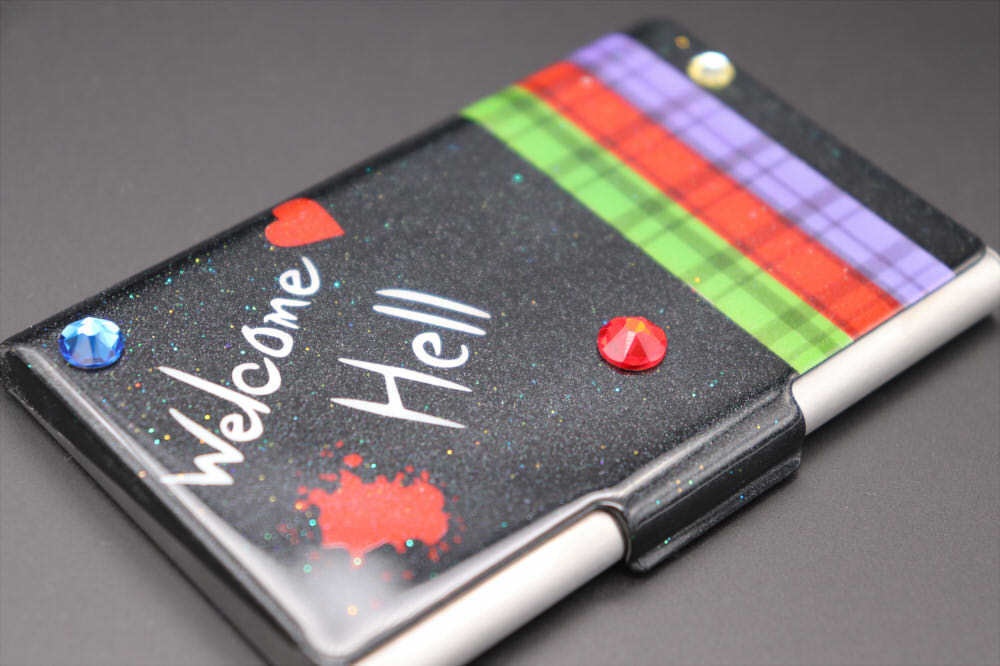 東方デザインカードケース/名刺ケース【ヘカーティア・ラピスラズリ】(塗装品)