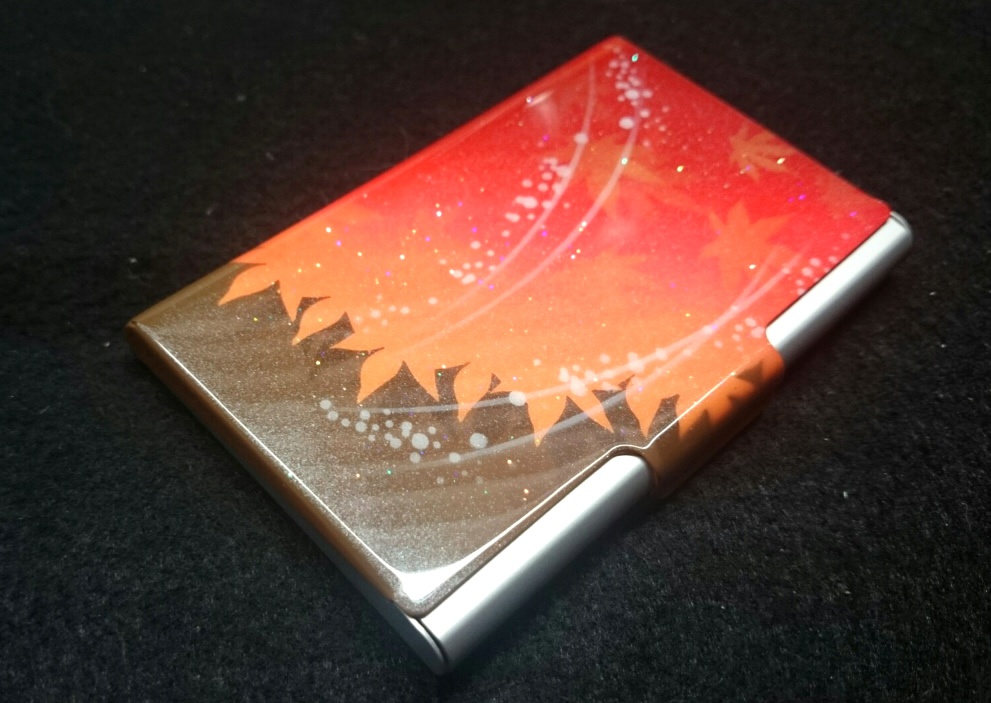 東方デザインカードケース/名刺ケース【秋 静葉】(塗装品)