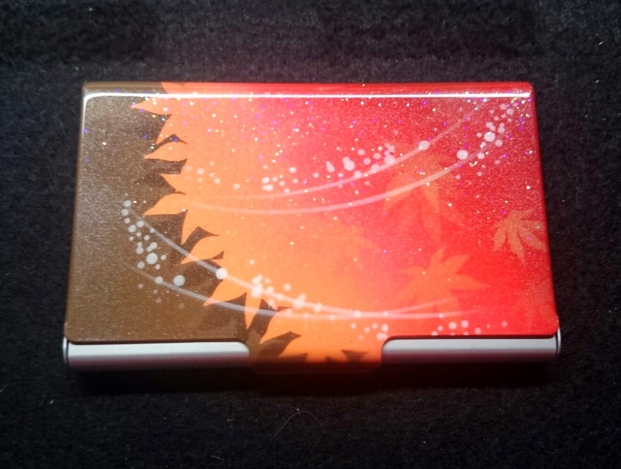 東方デザインカードケース/名刺ケース【秋 静葉】(塗装品)