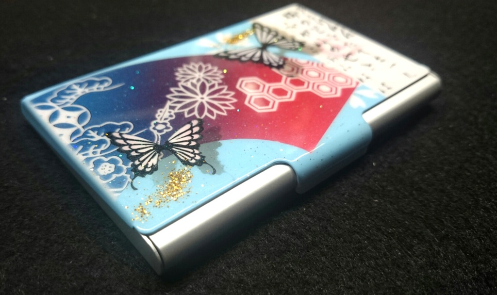 東方デザインカードケース/名刺ケース【西行寺幽々子】(塗装品)