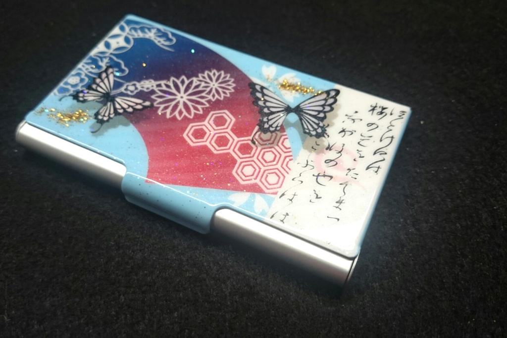 東方デザインカードケース/名刺ケース【西行寺幽々子】(塗装品)