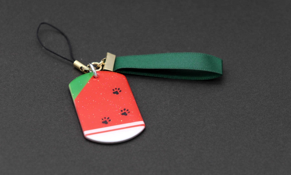 東方デザインタグプレート【橙】