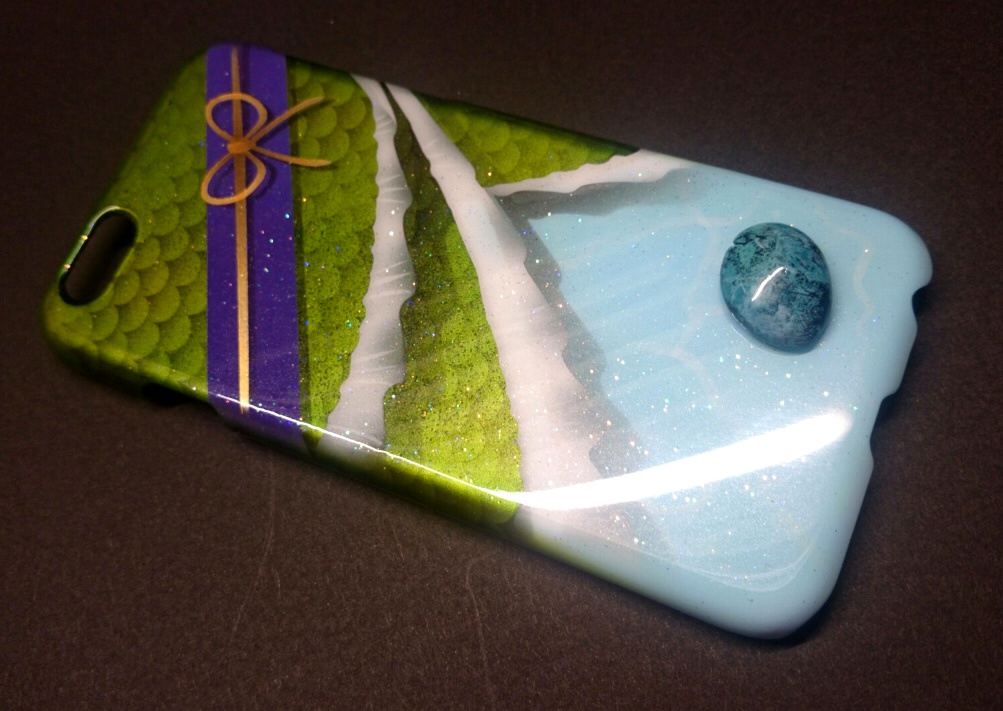 東方デザインケース【わかさぎ姫】(塗装品)