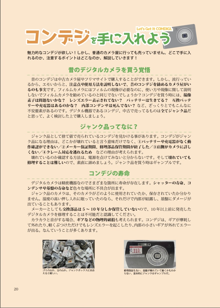 20年前のコンデジでワイワイする本