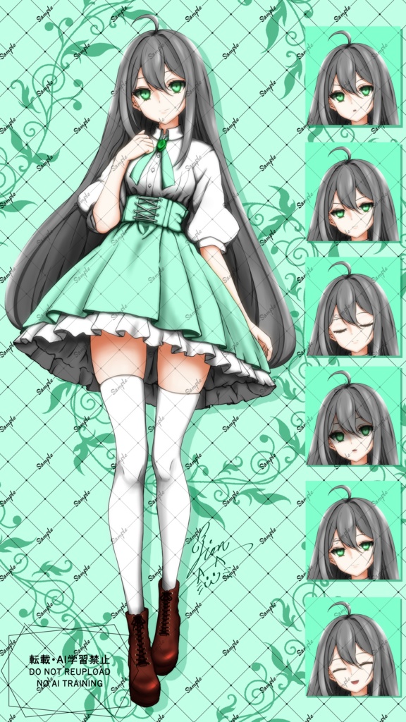 立ち絵素材01(女性)
