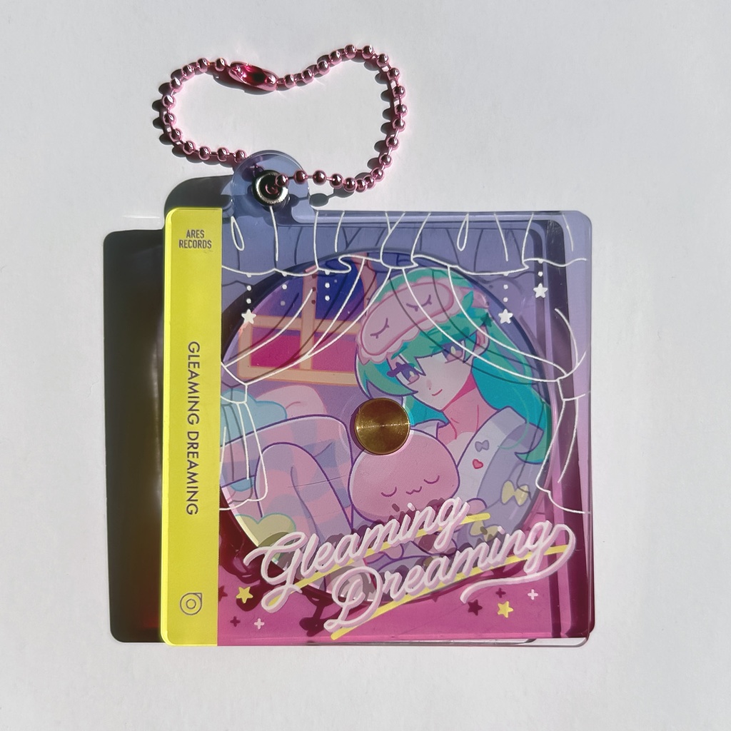 くるくるCDアクリルキーホルダー