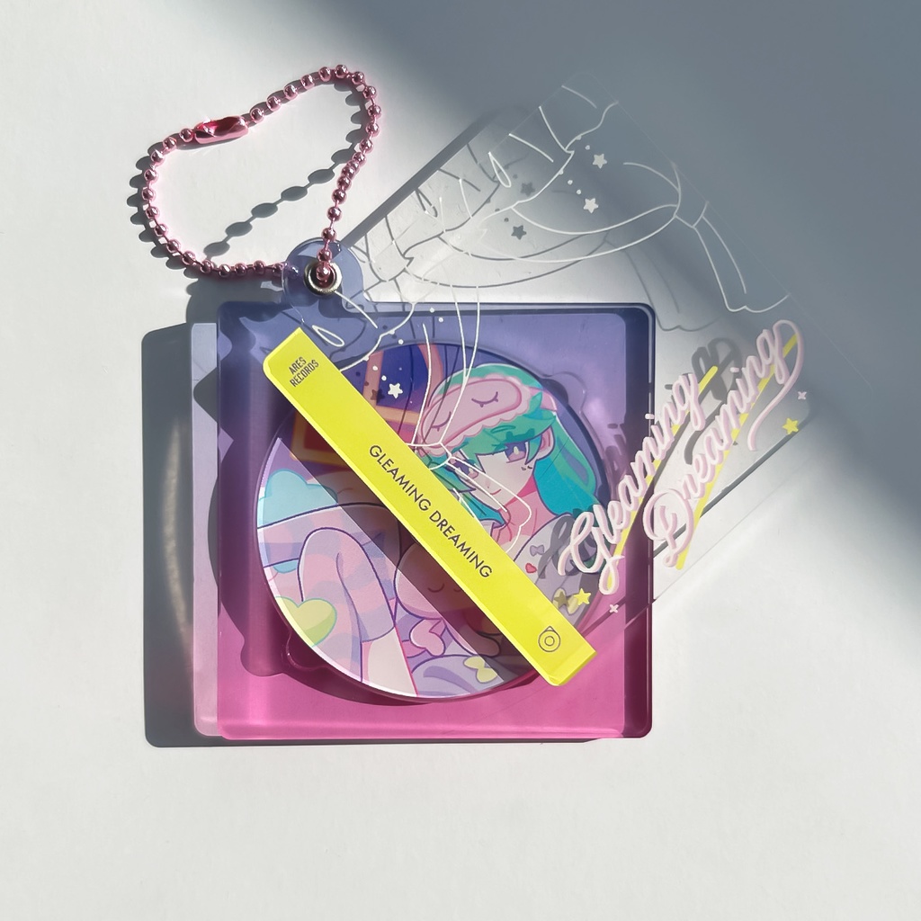 くるくるCDアクリルキーホルダー