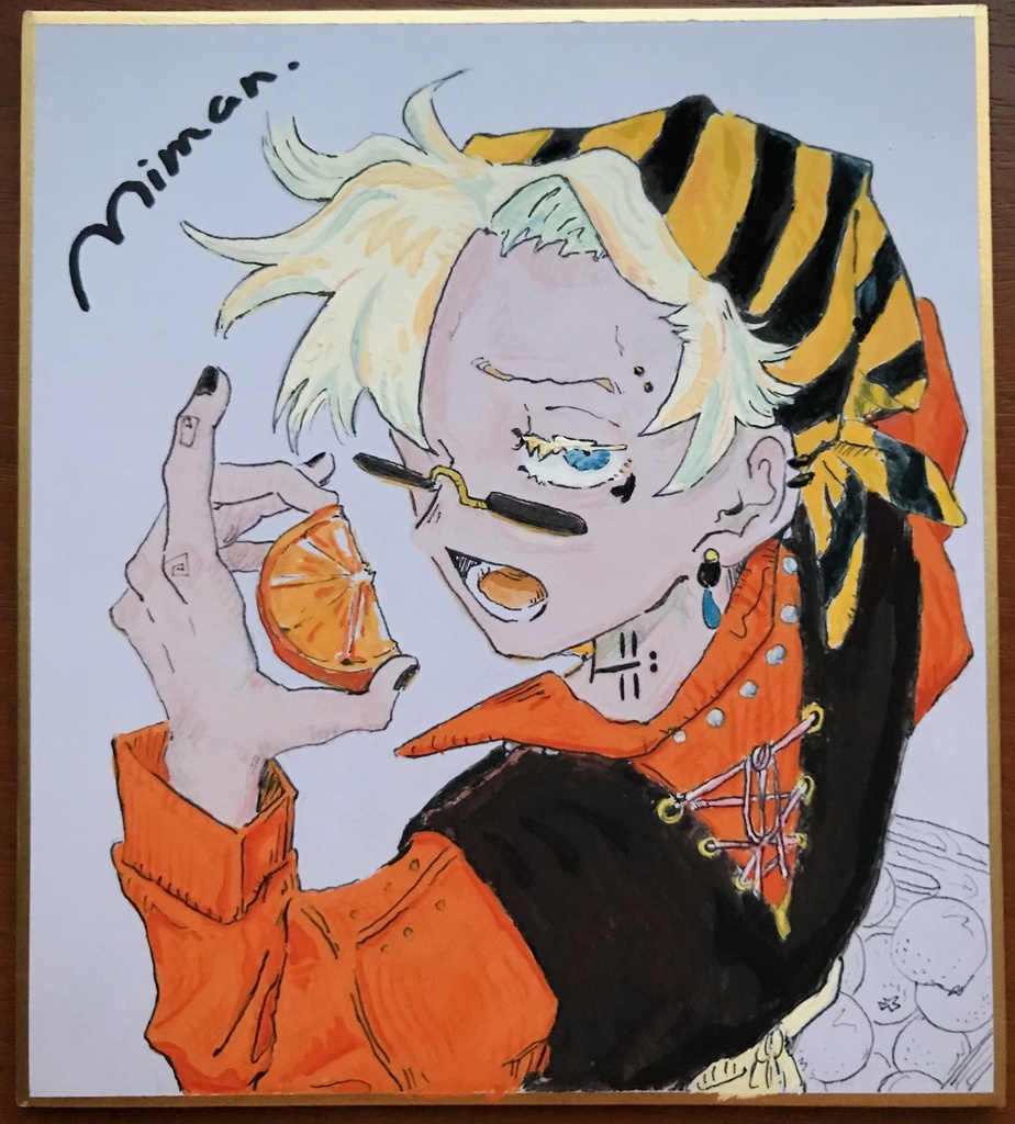 ブラッド ミニ色紙原画