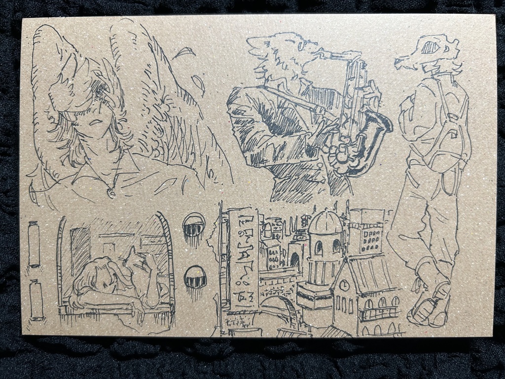 イラスト原画 【Dear My world 001】