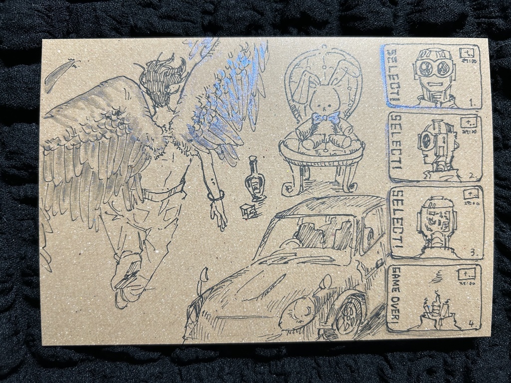 イラスト原画【Dear My world 003】