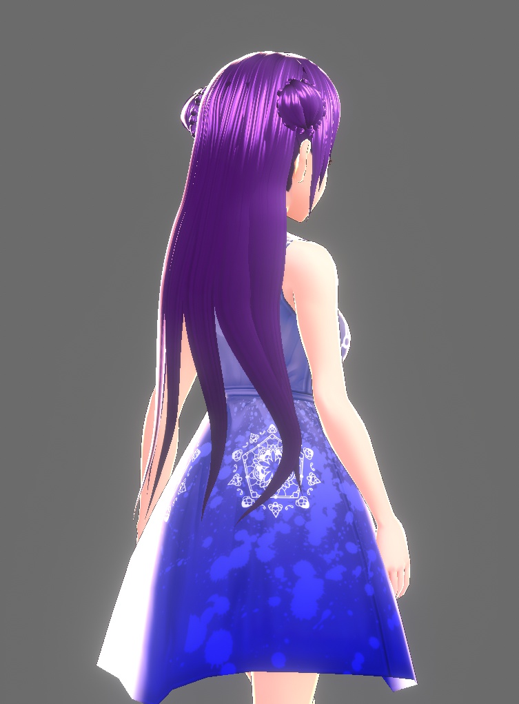 【無料版あり】ワンピース(中華ロリータ)【VRoid用テクスチャ】