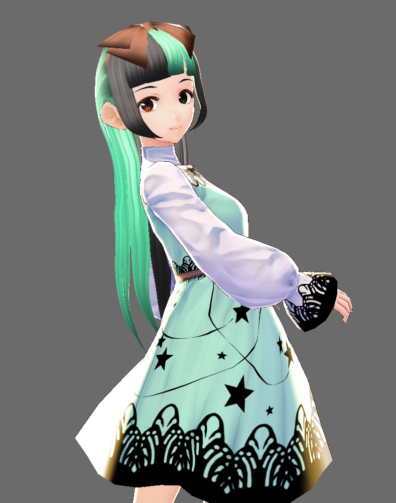 【無料版あり】ワンピース(星)【VRoid用テクスチャ】