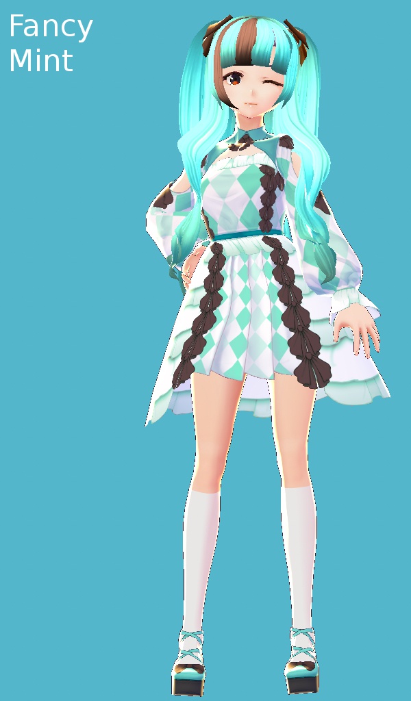 ワンピース(FancyXX)【VRoid用テクスチャ】