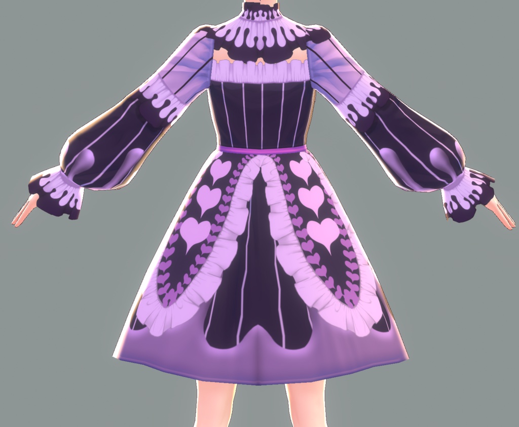 【無料版あり】ワンピース_SoggySweet【VRoid用テクスチャ】