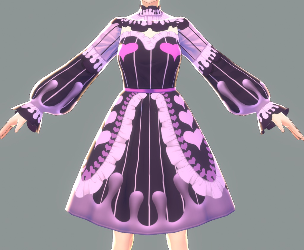 【無料版あり】ワンピース_SoggySweet【VRoid用テクスチャ】