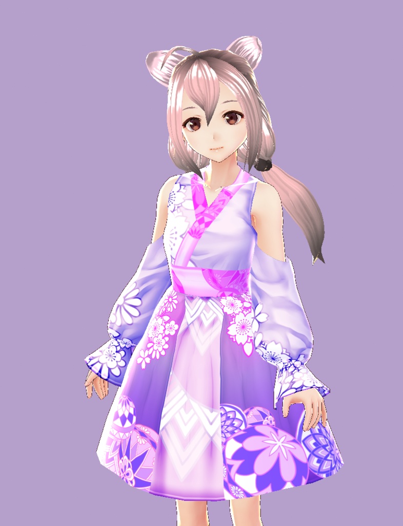 ワンピース_花柄遊戯【VRoid用テクスチャ】
