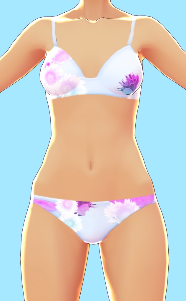 水着_SummerForMe【VRoid用テクスチャ】