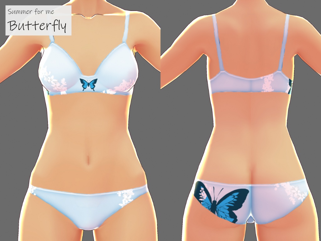 水着_SummerForMe【VRoid用テクスチャ】