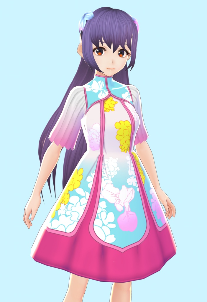 中華ロリータ 彩雨(さいう)【VRoid用テクスチャ】