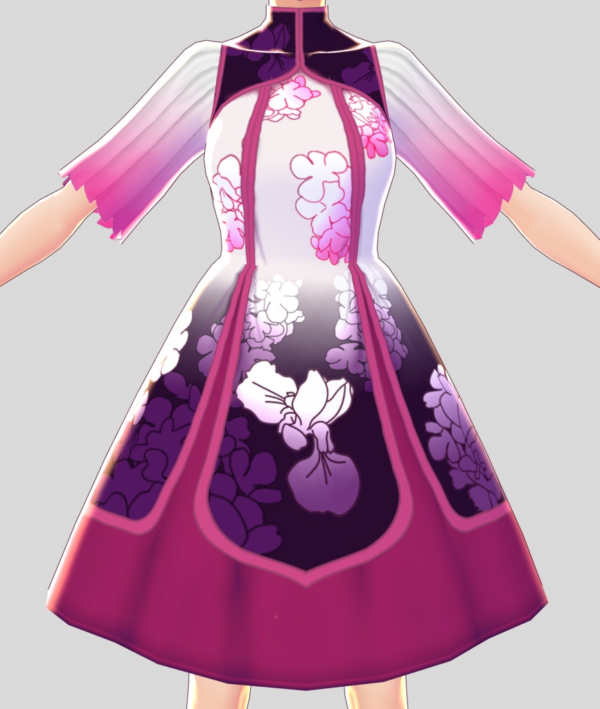 中華ロリータ 彩雨(さいう)【VRoid用テクスチャ】