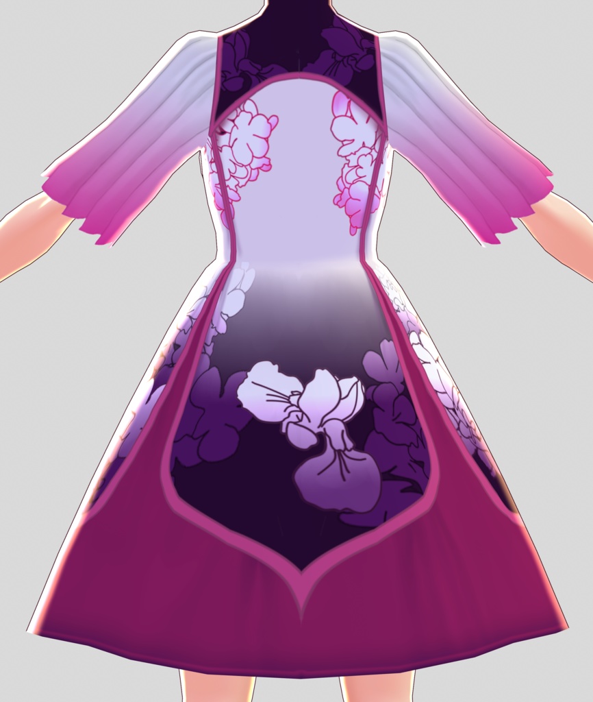 中華ロリータ 彩雨(さいう)【VRoid用テクスチャ】