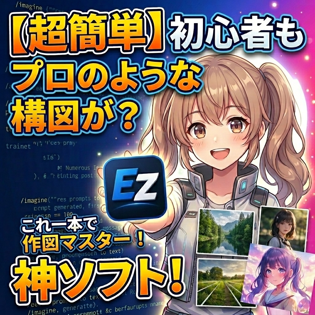 【初心者・中級者】プロンプト生成ソフト・LoRa管理ソフト　EZprompt【カンタン！】