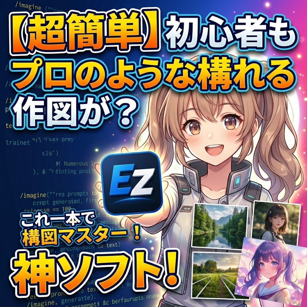 【初心者・中級者】プロンプト生成ソフト・LoRa管理ソフト　EZprompt【カンタン！】