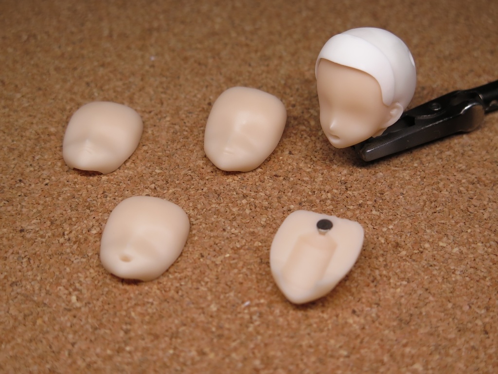 頭部自作セット