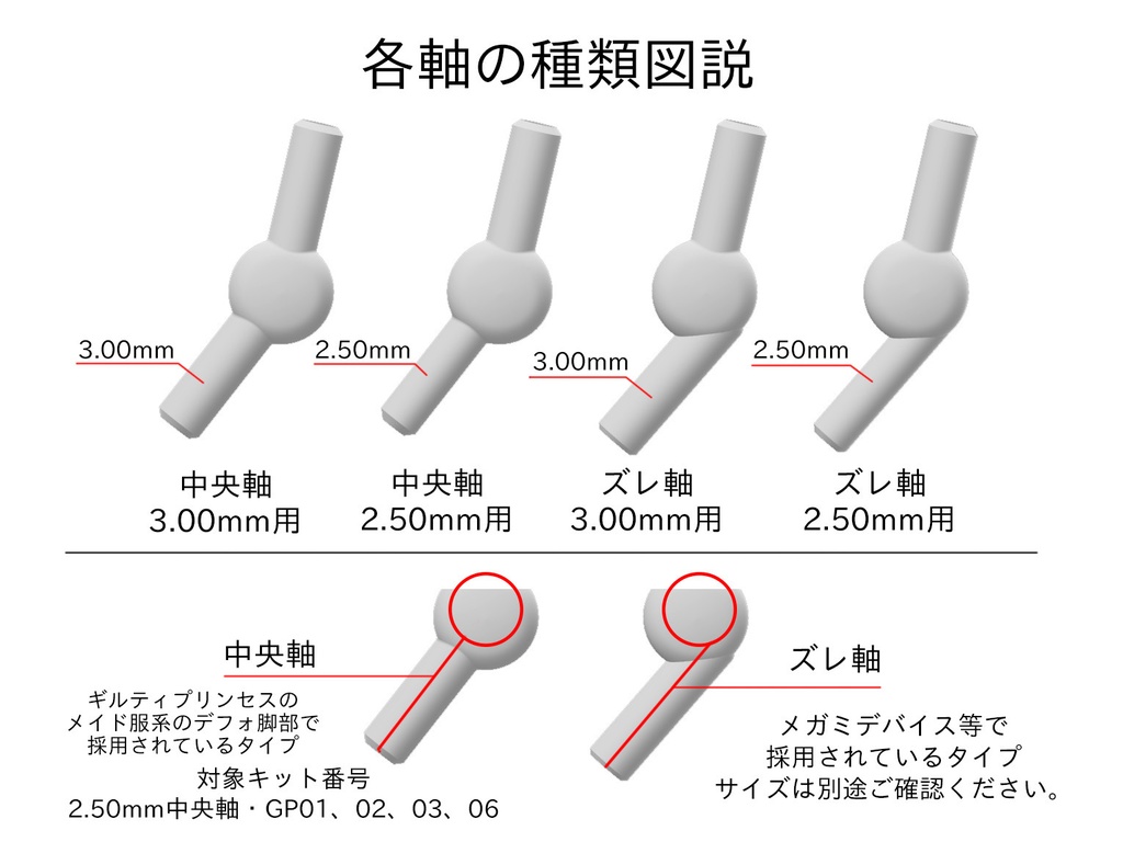 汎用パーツ・汎用ハイヒール