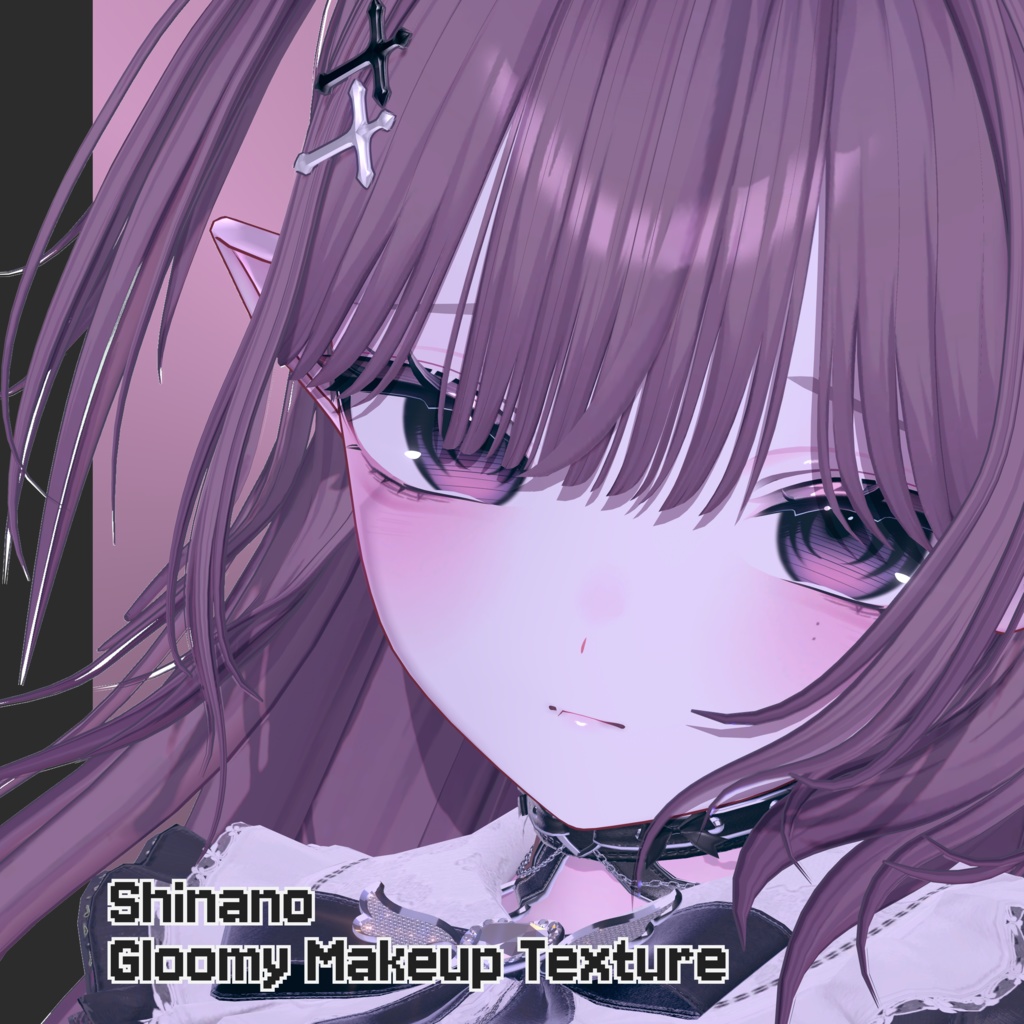 【しなの, Shinano】 Gloomy Makeup & Spider Eyes Texture