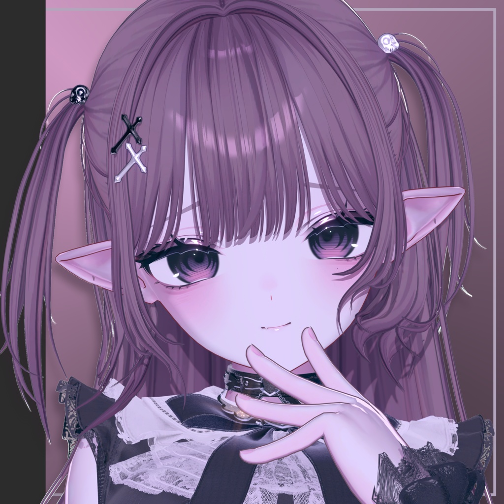 【しなの, Shinano】 Gloomy Makeup & Spider Eyes Texture