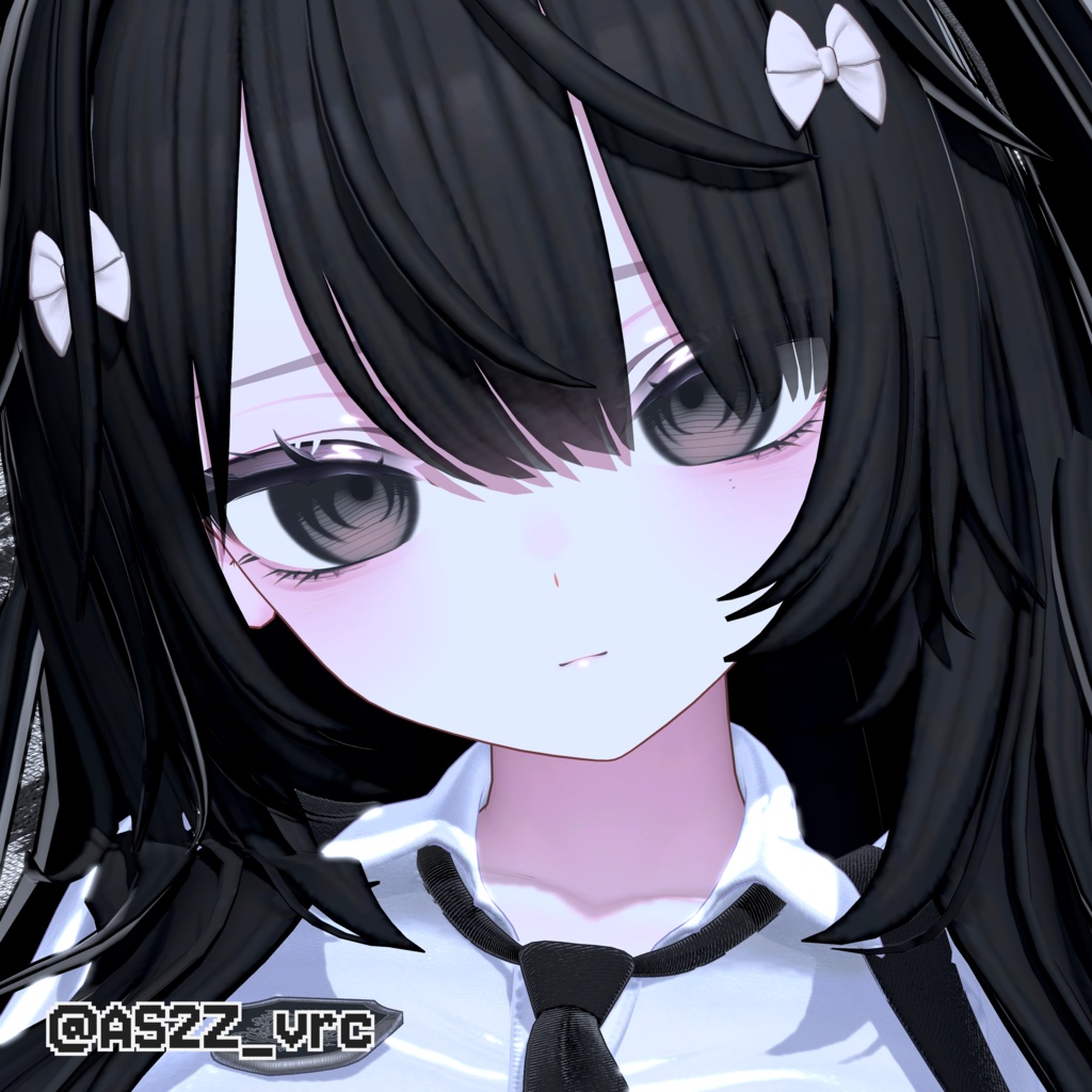 【しなの, Shinano】 Gloomy Makeup & Spider Eyes Texture