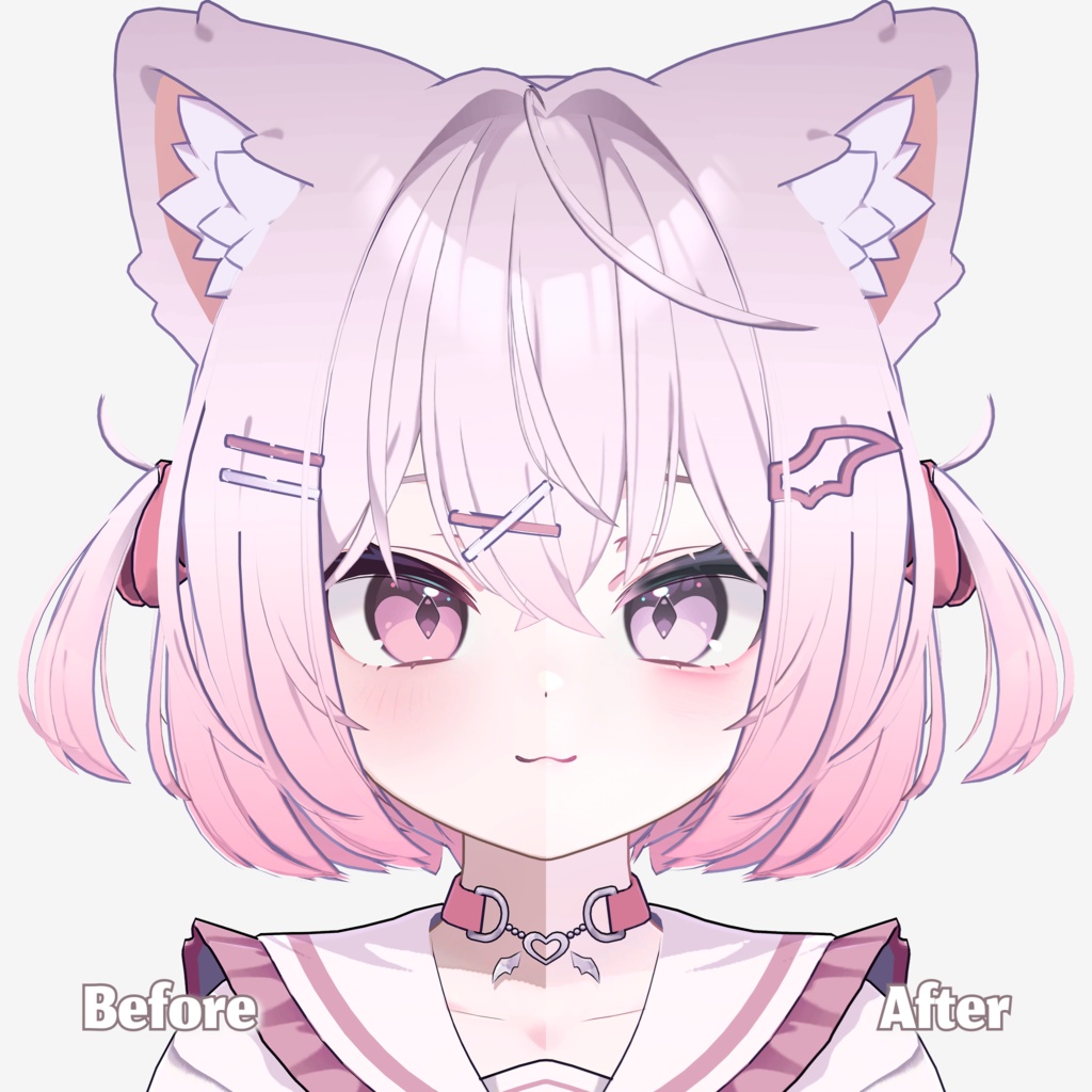 【2アバター対応】 Peach🍑 Makeup Texture 【ショコラ, Chocolat / シフォン, Chiffon】