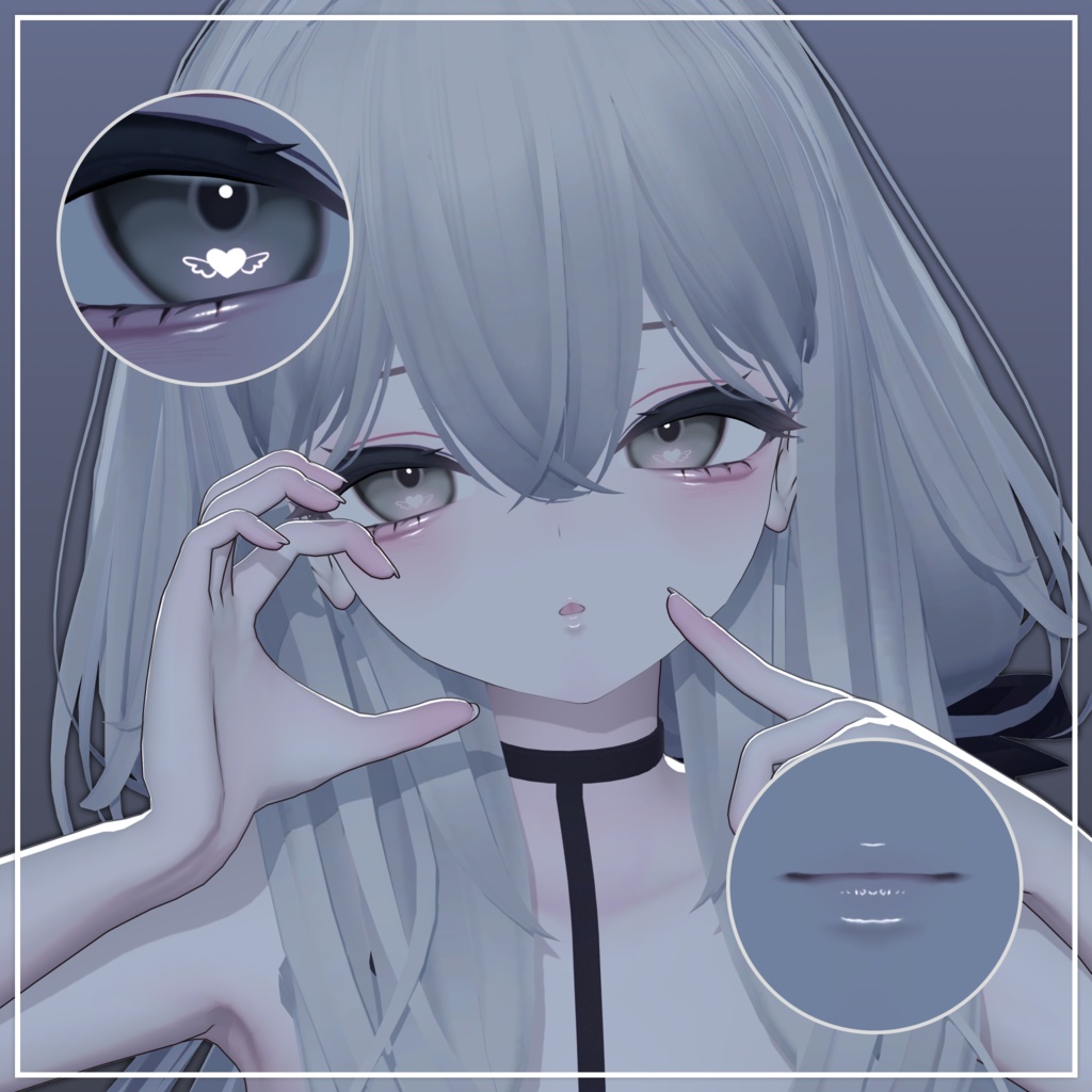 【ルルネ, rurune】 🖤 Makeup & Eye Texture 🤍