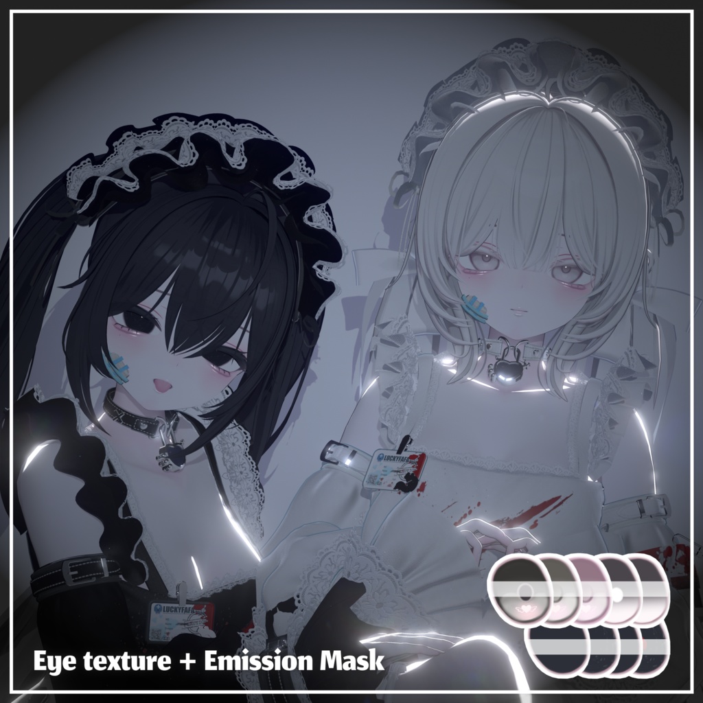 【ルルネ, rurune】 🖤 Makeup & Eye Texture 🤍