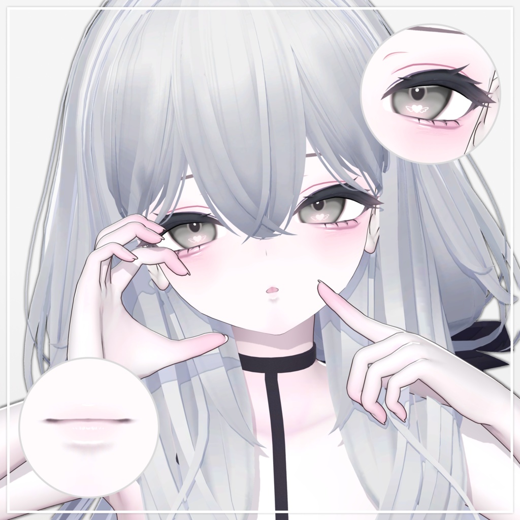 【ルルネ, rurune】 🖤 Makeup & Eye Texture 🤍