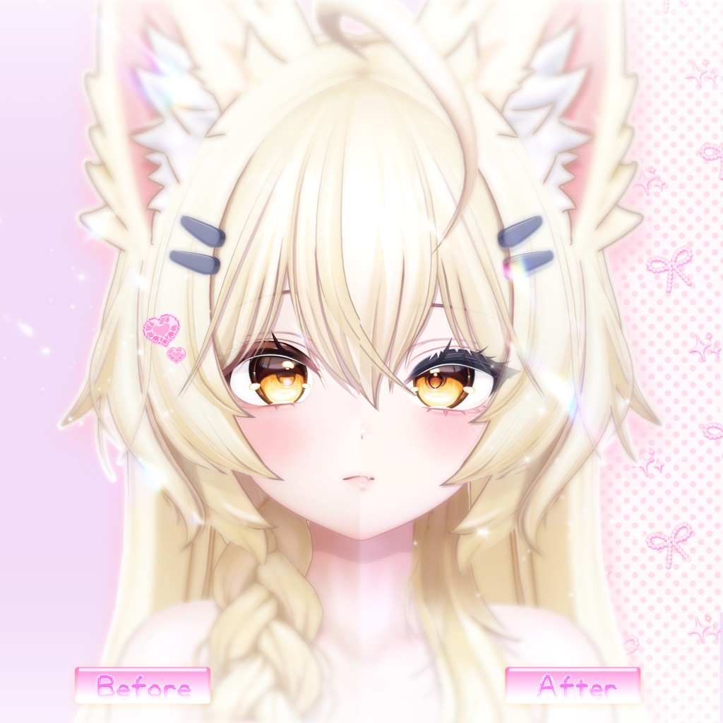 【まよ, Mayo】 ✨Poyo Poyo✨ Makeup Texture & Blend Shape