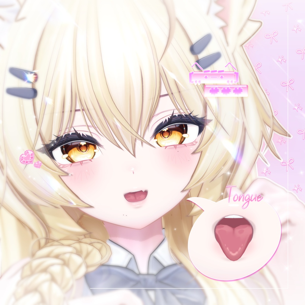 【まよ, Mayo】 ✨Poyo Poyo✨ Makeup Texture & Blend Shape