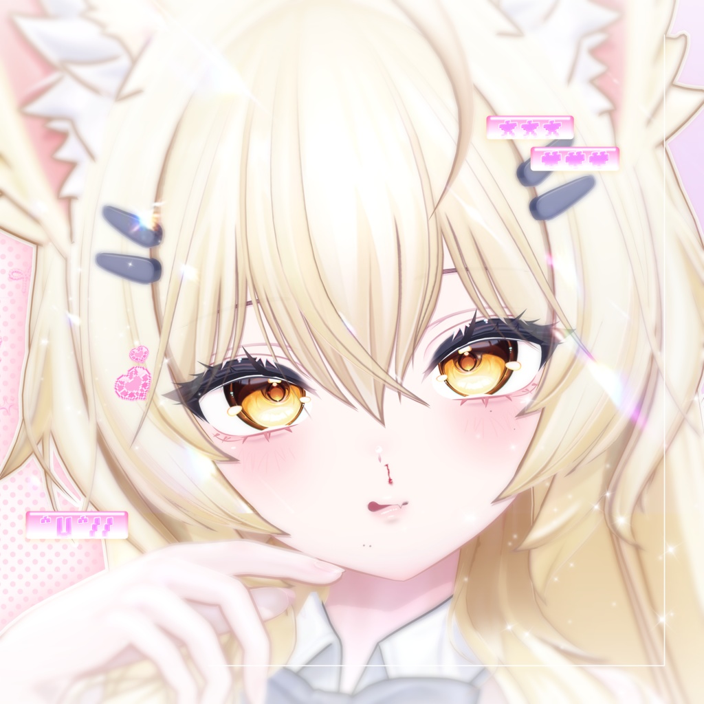 【まよ, Mayo】 ✨Poyo Poyo✨ Makeup Texture & Blend Shape