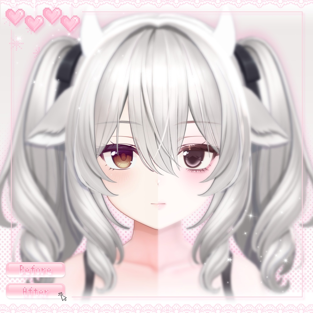 【4アバター対応】 Mellow Makeup & Eye 🫧