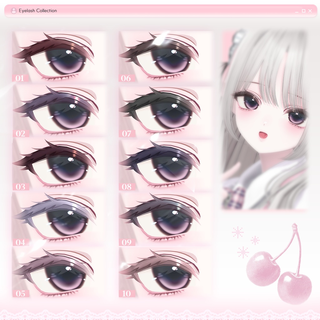 【4アバター対応】 Mellow Makeup & Eye 🫧