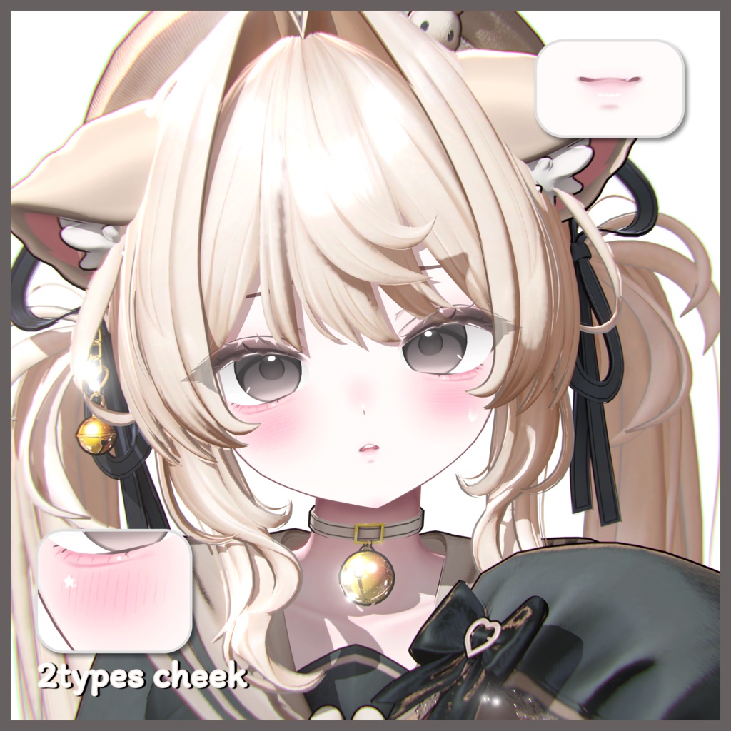 【輝夜, Kaguya】 Kaguya Makeup Texture & Blend Shape