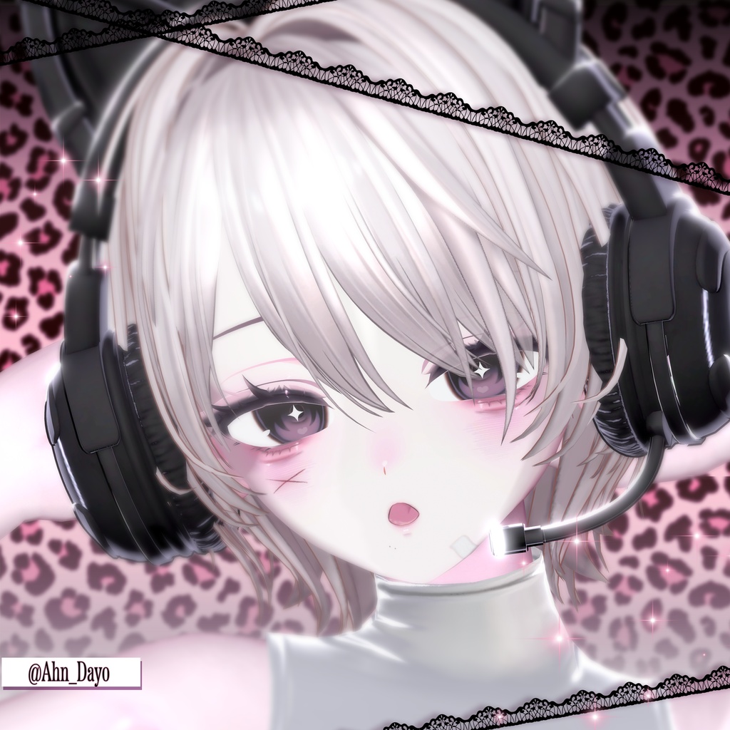 【しなの, Shinano】 Gloomy II Makeup & Eyes Texture + Face Blend Shape