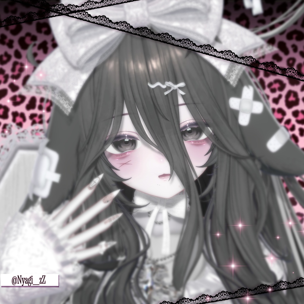 【しなの, Shinano】 Gloomy II Makeup & Eyes Texture + Face Blend Shape