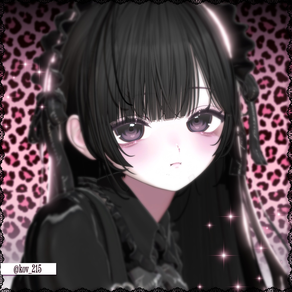 【しなの, Shinano】 Gloomy II Makeup & Eyes Texture + Face Blend Shape