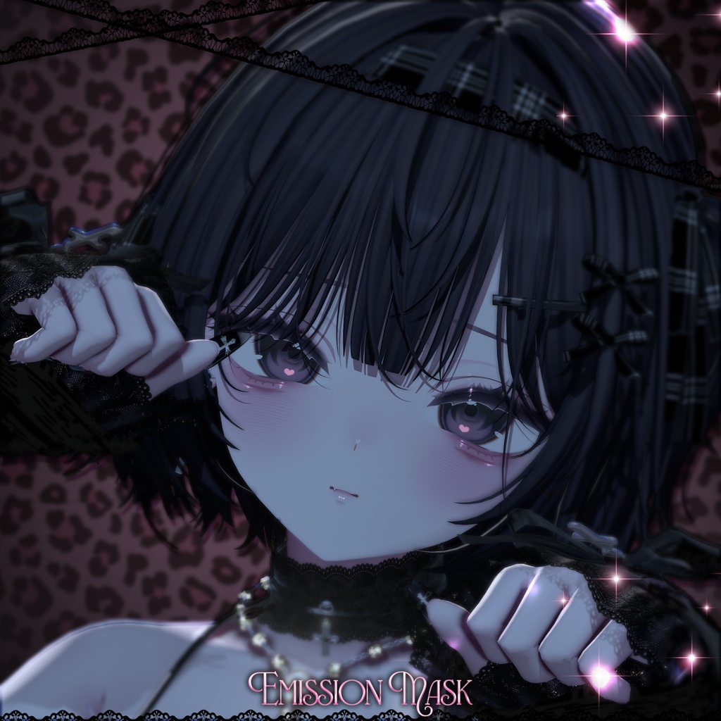 【しなの, Shinano】 Gloomy II Makeup & Eyes Texture + Face Blend Shape