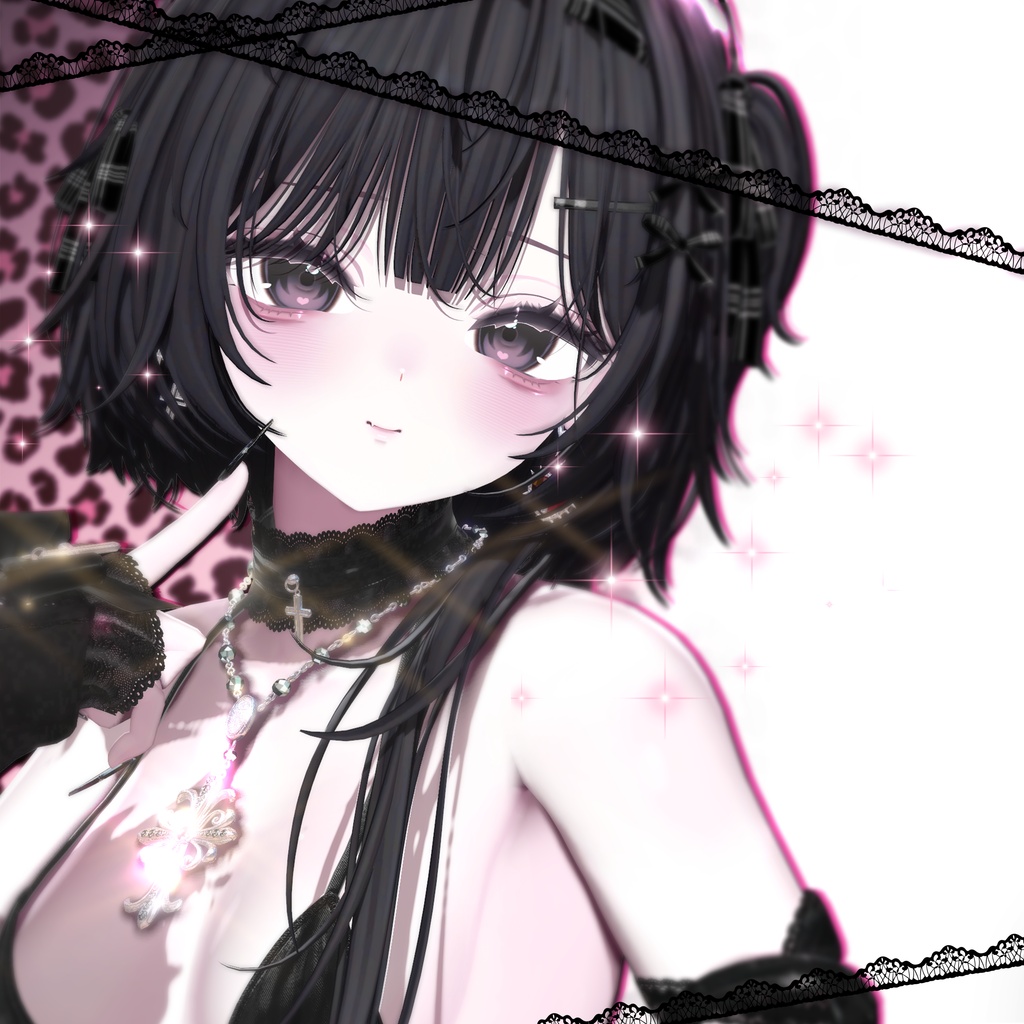 【しなの, Shinano】 Gloomy II Makeup & Eyes Texture + Face Blend Shape