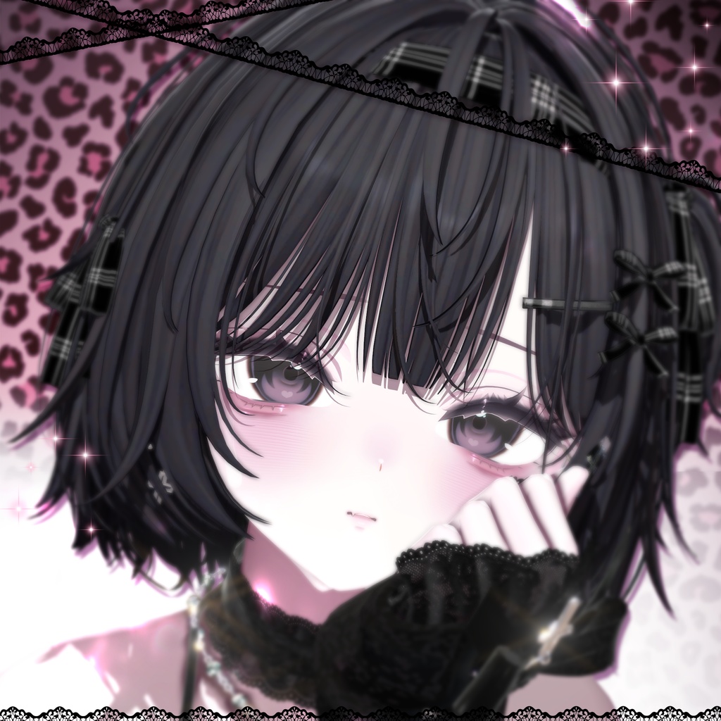 【しなの, Shinano】 Gloomy II Makeup & Eyes Texture + Face Blend Shape