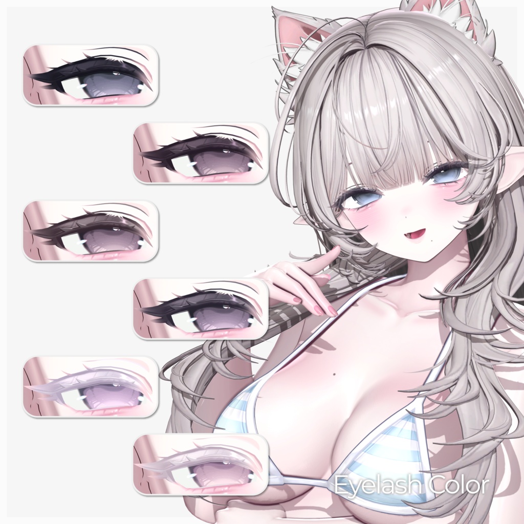 【ミルティナ, Milltina / クマリ, Kumaly】 Shiny Blossom II Makeup Texture